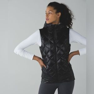 Lululemon The Fluffiest Vest - Black / Ziggy Snake Butter